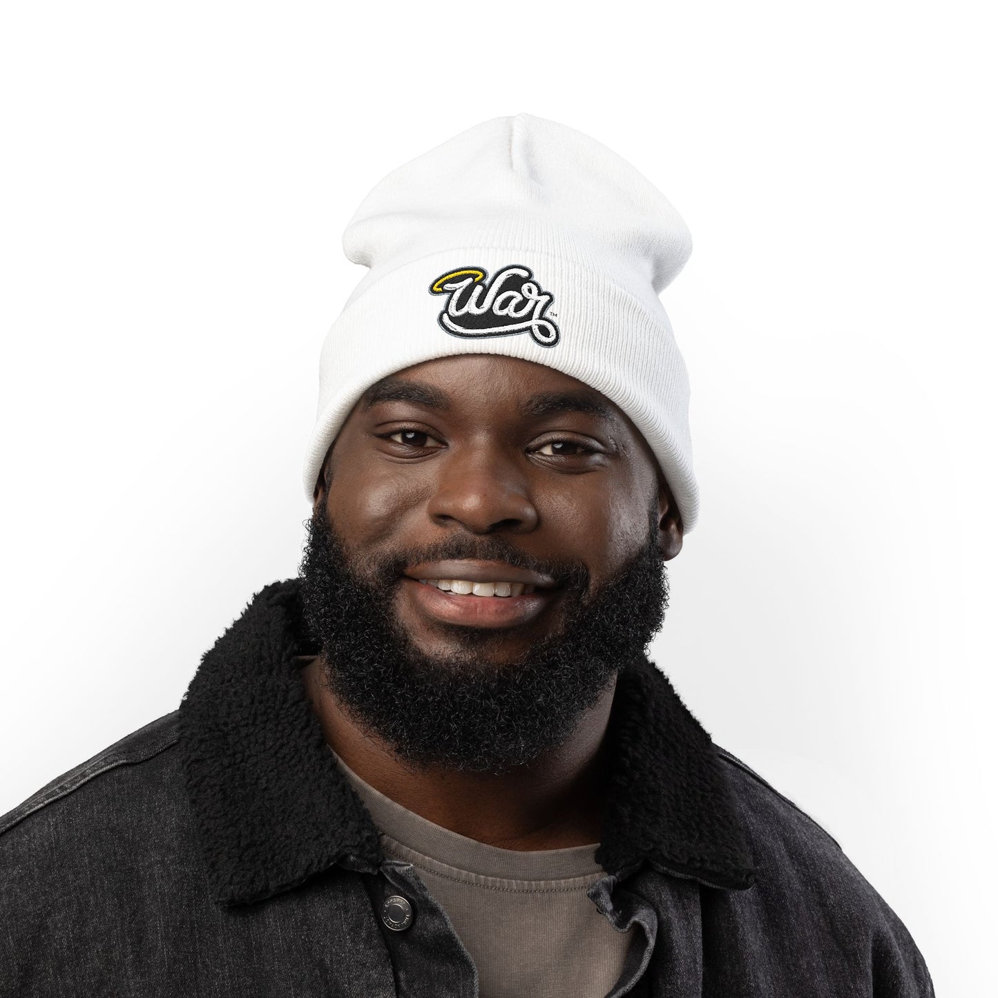 (Core) Haloed “WAR” Knit Beanie