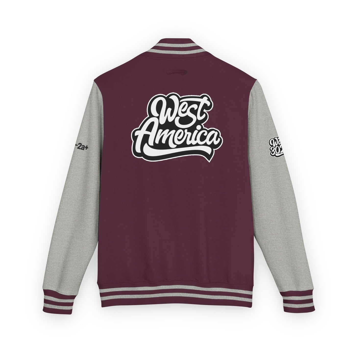 Copy of Stylish Unisex Heavyweight Letterman Jacket, Vintage College Style, Perfect Gift for Sports Lovers, Trendy Outerwear, West America Design