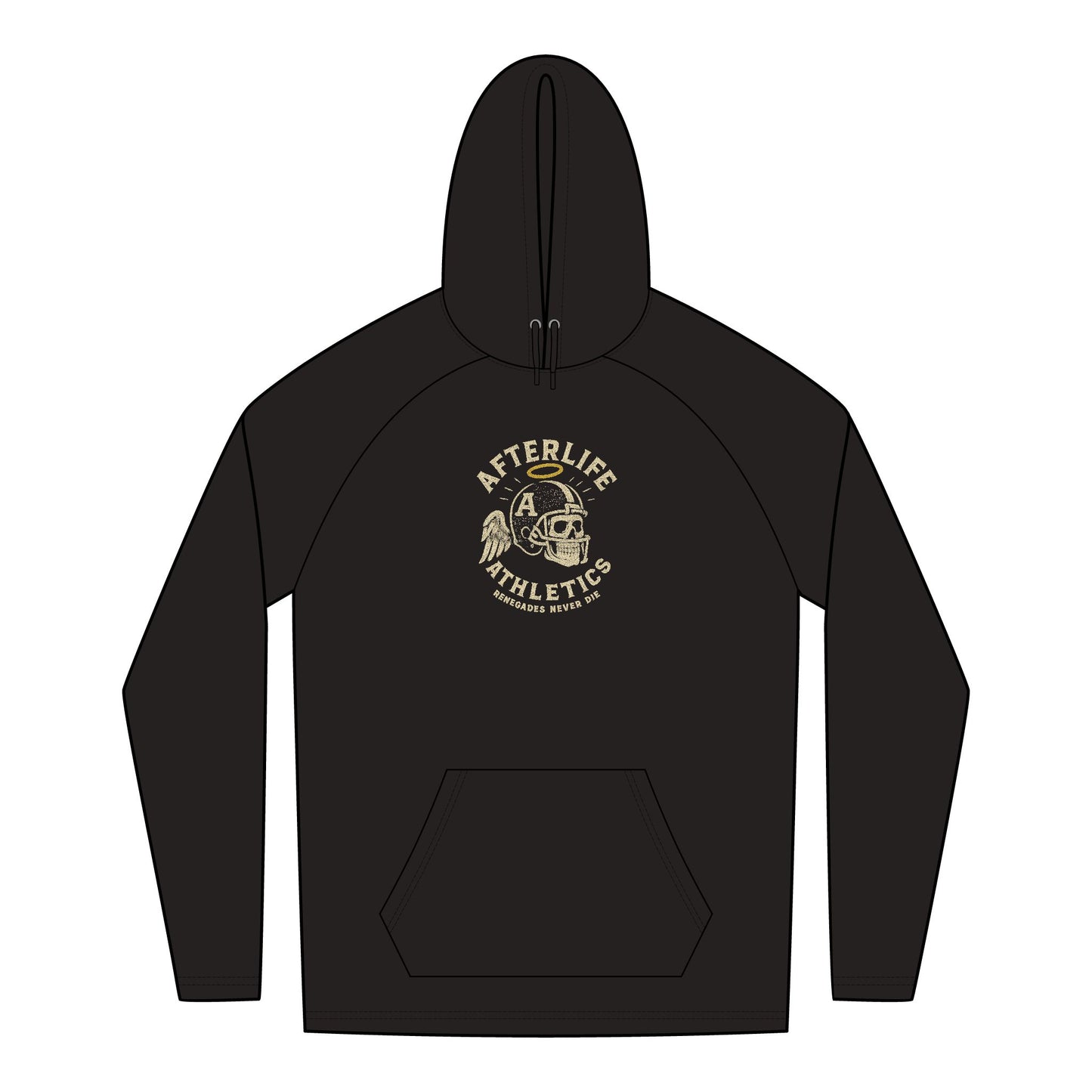 Afterlife Athletics Unisex Hoodie, Cozy Tri-Blend, Perfect for Athletes, Casual Wear, Gift for Fitness Lovers, Streetwear Style