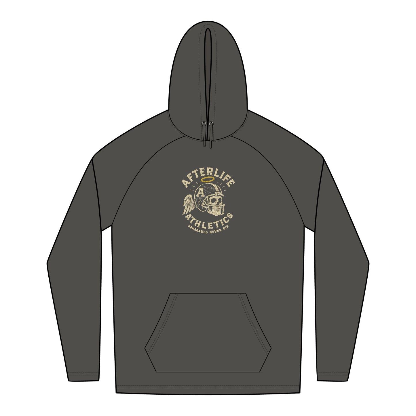 Afterlife Athletics Unisex Hoodie, Cozy Tri-Blend, Perfect for Athletes, Casual Wear, Gift for Fitness Lovers, Streetwear Style