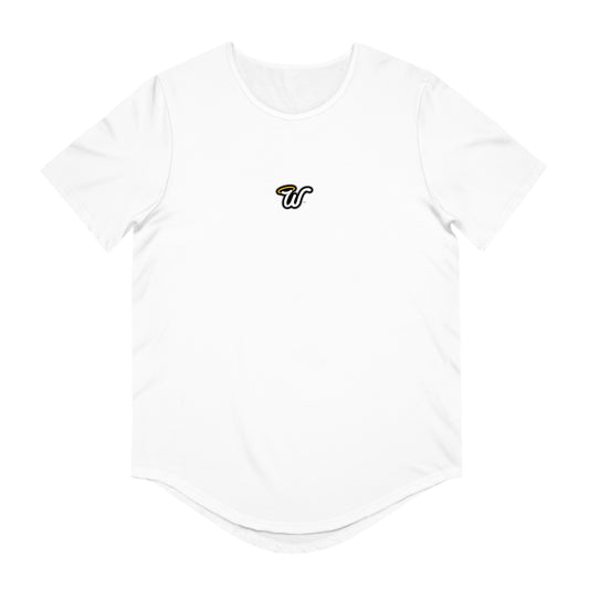 Copy of (Core) Men's Curved Hem Tee - Stylish Casual Top, Trendy T-Shirt, Summer Essentials, Streetwear Fashion, Everyday Comfort, Gift Idea