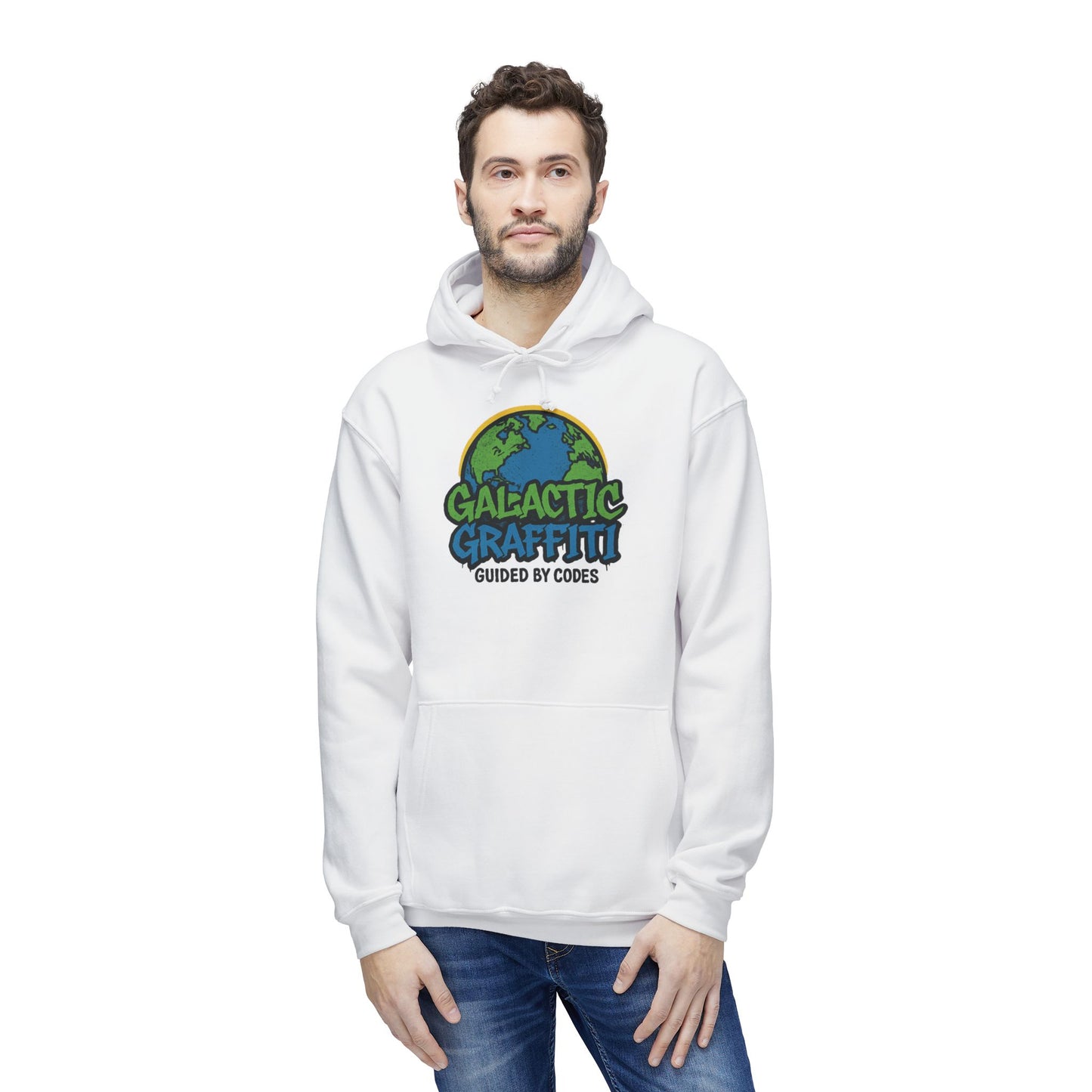 Galactic Graffiti Unisex Hooded Sweatshirt, Earthy Graphic Hoodie, Casual Wear, Gift for Nature Lovers, Eco-Friendly Fashion, Cozy [...]