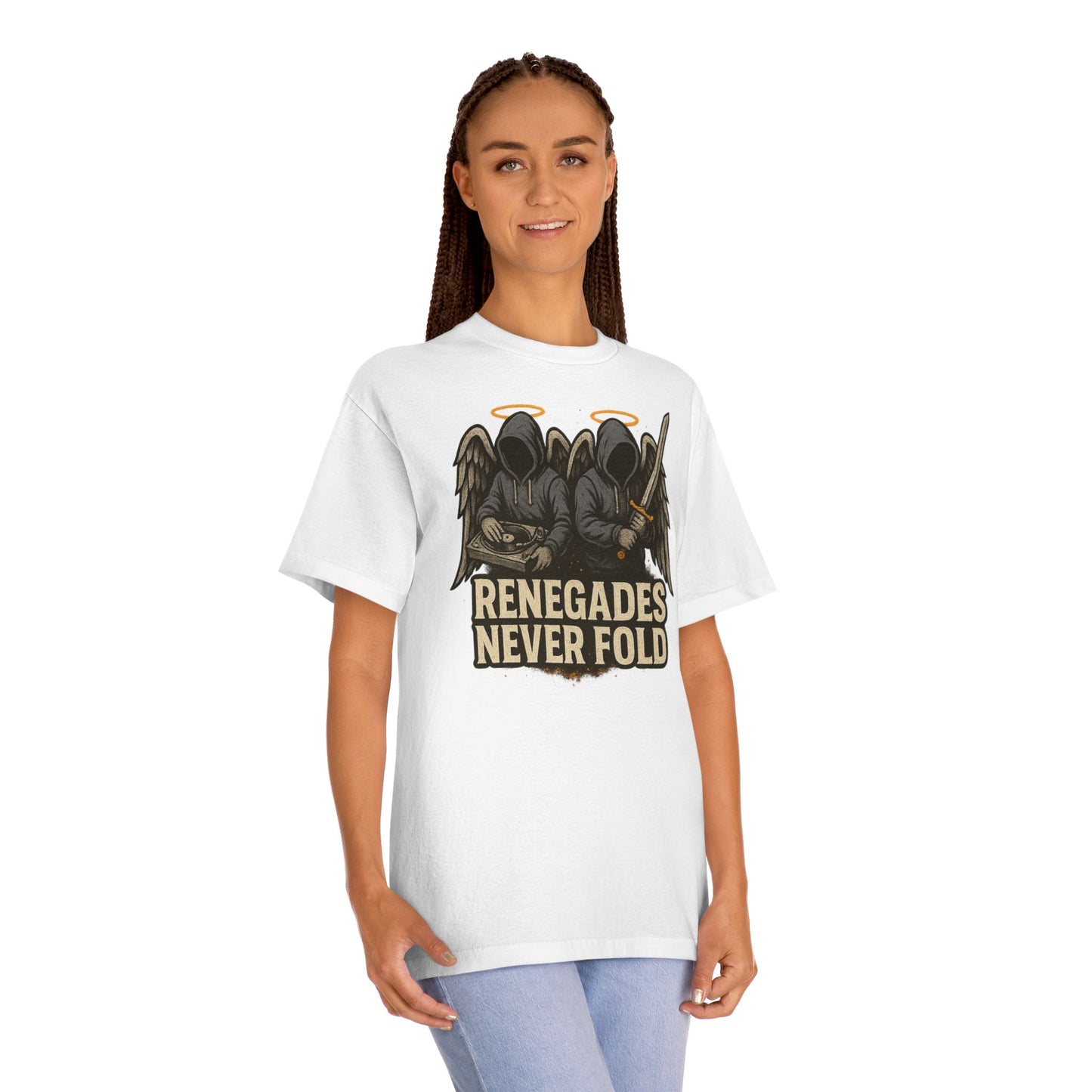 Renegades Never Fold Unisex Classic Tee - Edgy Graphic Tee, Streetwear Apparel, Casual Outfit, Unique Gift, Statement T-Shirt
