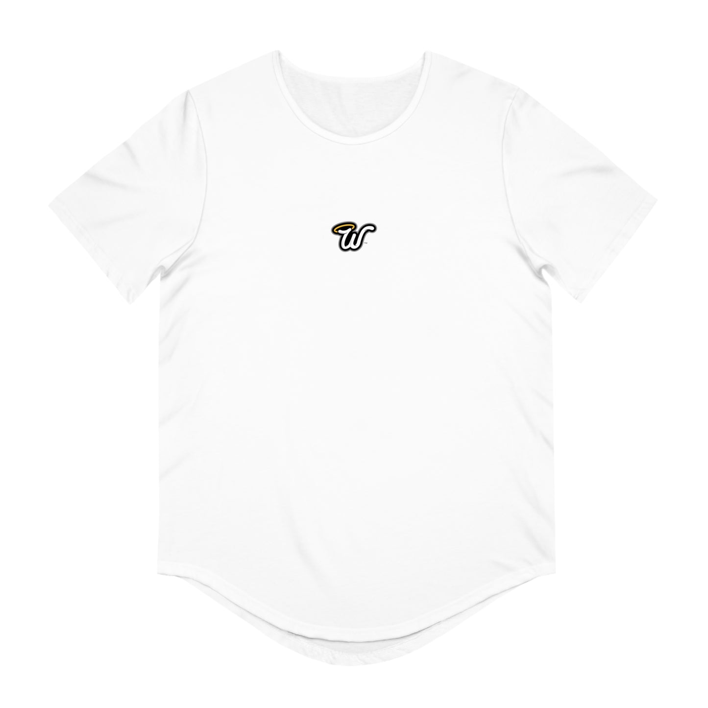 (Core) Haloed “W” Curved Hem Tee