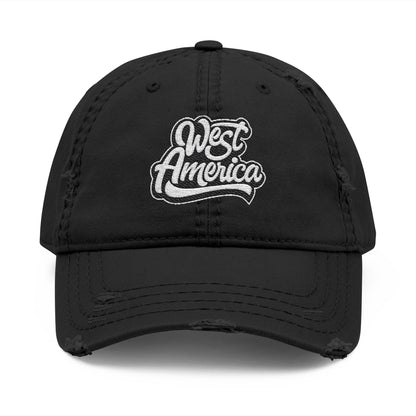 “West America” Distressed Dad Hat